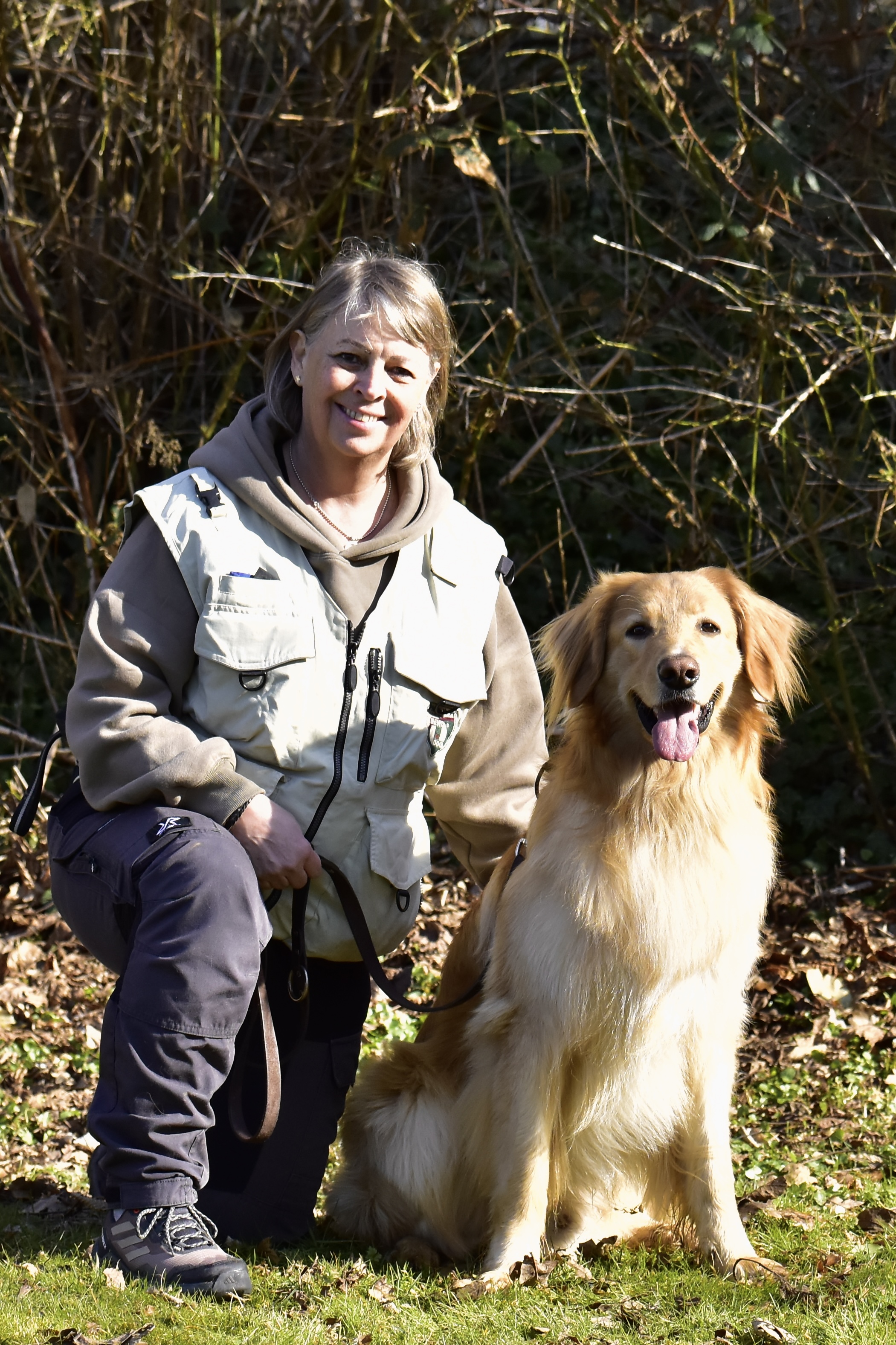 Andrea mit Bruno